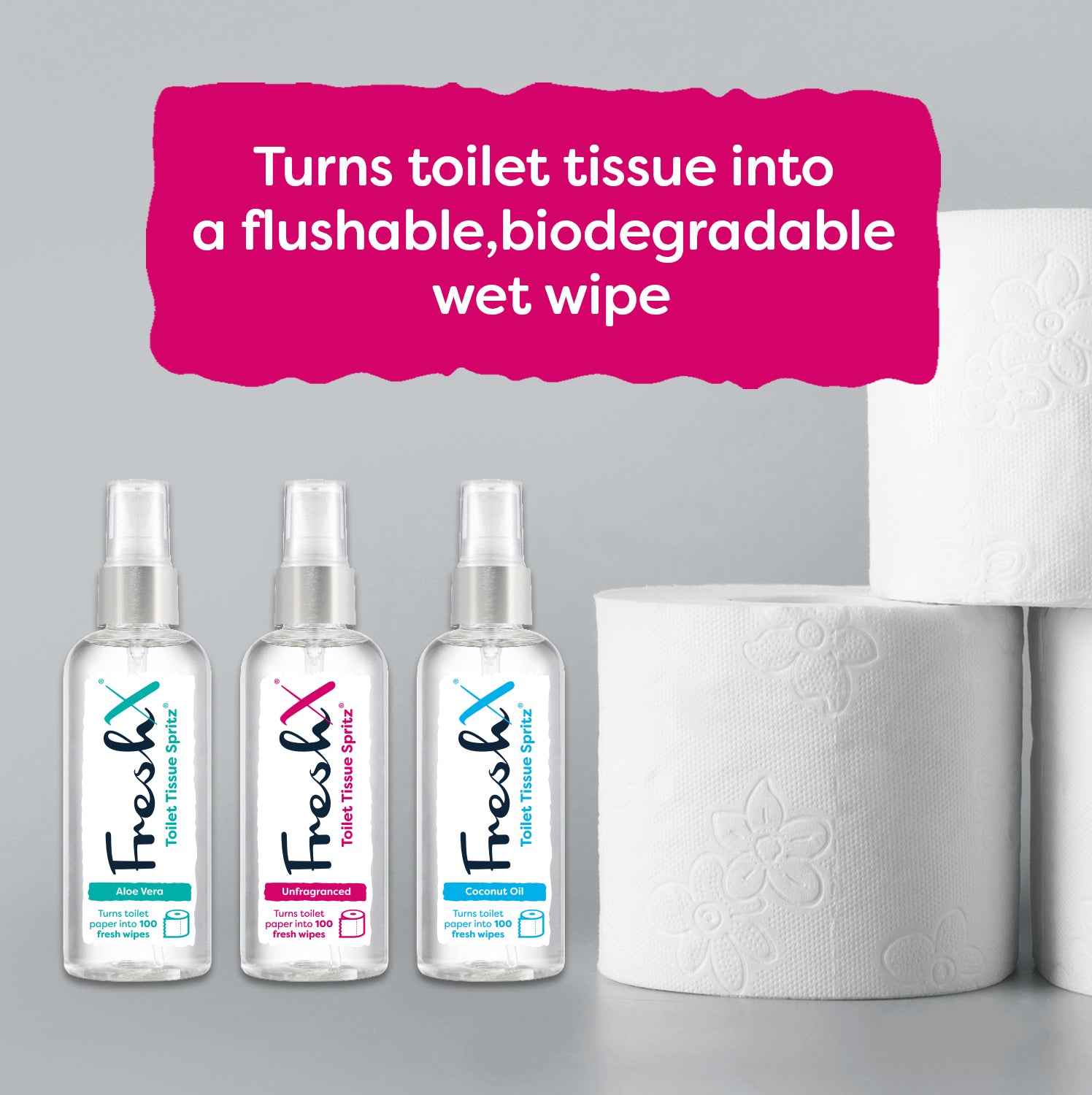 FreshX Toilet Paper Spray