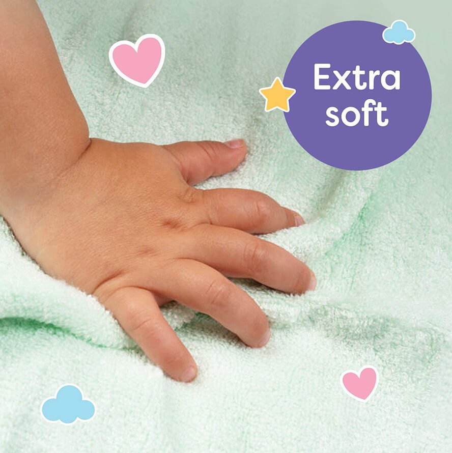 Little Gubbins Bamboo Baby Washcloths