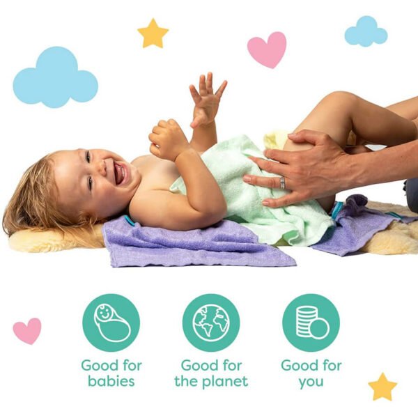 Little Gubbins Bamboo Baby Washcloths