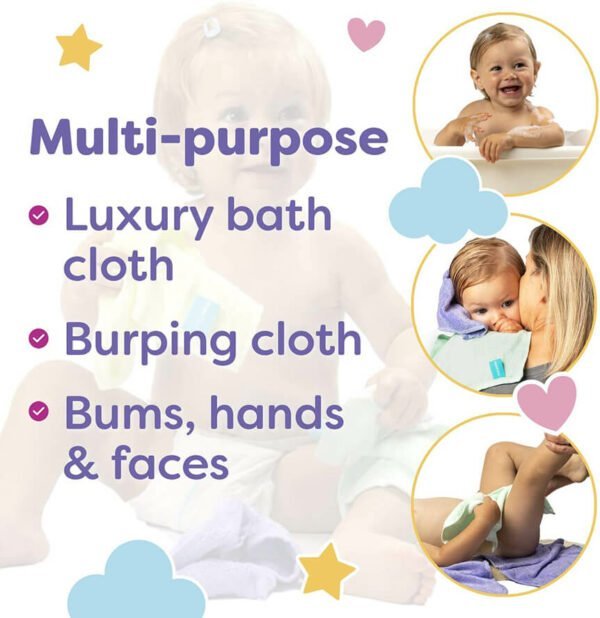 Little Gubbins Bamboo Baby Washcloths