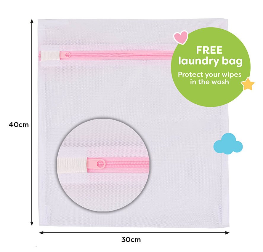 Little Gubbins Microfibre Reusable Baby Wipes