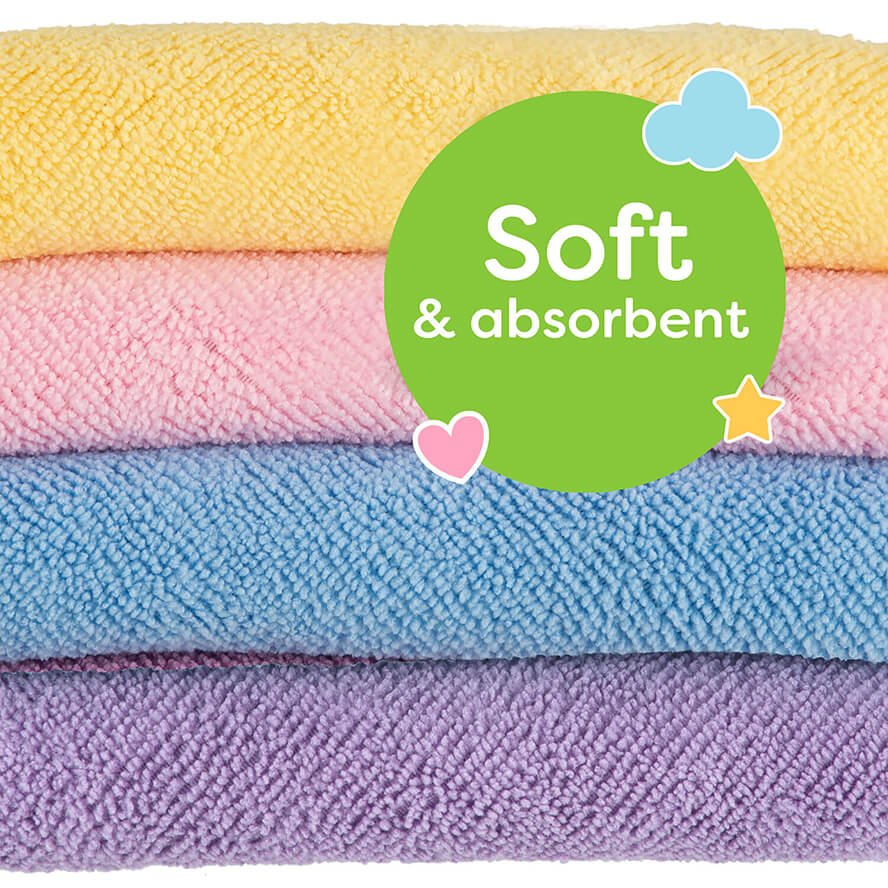 Little Gubbins Microfibre Reusable Baby Wipes