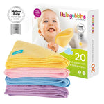Little Gubbins Microfibre Reusable Baby Wipes